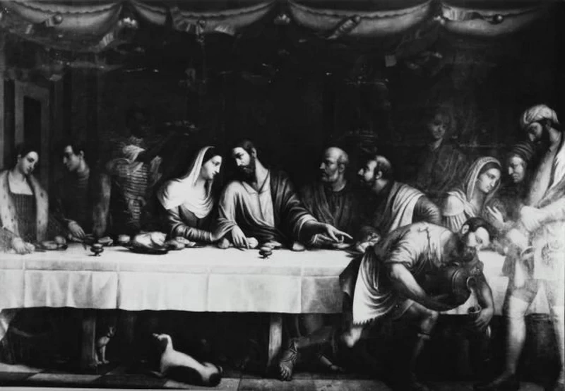 175-Alessandro Bonvicino-Moretto-Le nozze di Cana-Milano